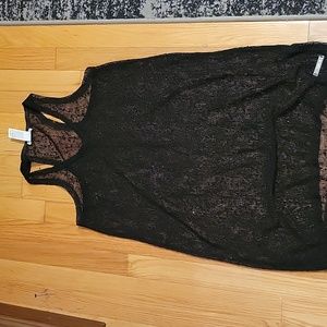 Calvin Klein swim coverup with just the right amount of sequins